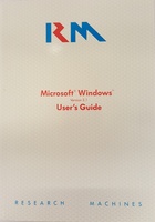 RM Microsoft Windows Version 3.1 User's Guide PN 32947