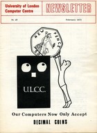 ULCC News February 1971 Newsletter 28