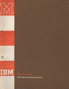 IBM 7070 Data Processing System Reference Manual