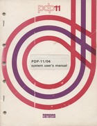 PDP-11/04 System User's Manual (2nd Revision)
