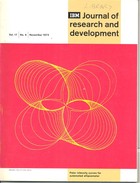 Journal of Research & Development November 1973