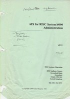 AIX for RISC System/6000 Administration
