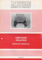 Amstrad DMP2000 Printer Service Manual
