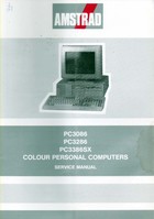 Amstrad PC3086 PC3286 PC3386SX Colour Personal Computers Service Manual