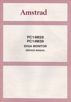 Amstrad PC14M28 & PC14M39 SVGA Monitor Service Manual