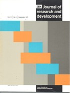 Journal of Research & Development September 1975