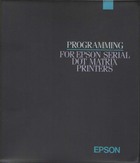 Programming for Epson Serial Dot Matrix Printers