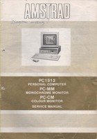 Amstrad PC1512 PC-MM PC-CM  Service Manual