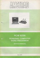 Amstrad PCW8256 Personal Computer Word Processor Service Manual