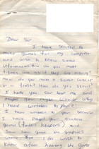 Letter to David Jones