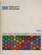 HP Test & Measurement Catalog 1988