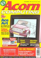 Acorn Computing - November 1992
