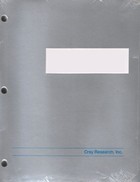 Cray - Operational Aids Reference Manual