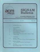 SIGSAM Bulletin - April 1990