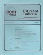 SIGSAM Bulletin - July 1990
