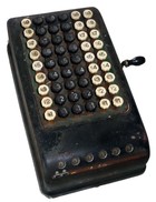 Burroughs Mechanical Desk Top Calculator