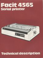 Facit 4565 Serial Printer Technical Description