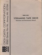 Digi-Data Series 2000 Tape Drive Manual