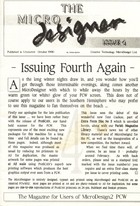 The Micro Designer - Issue 4 - October 1990