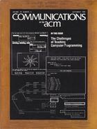Communications of the ACM - September 1986