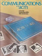 Communications of the ACM - October 1987