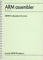 ARM Evaluation System - ARM Assembler - Reference Manual