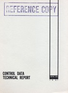 Control Data Technical Report