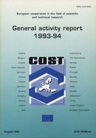 Cost General Activity Report 1993-94