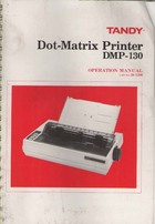 Tandy DMP-130 Dot Matrix Printer Operation Manual