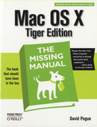 Mac OS X Tiger Edition The Missing Manual