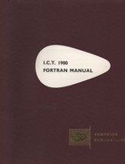 ICT 1900 Fortran Manual