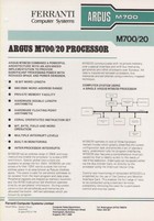 Ferranti Argus M700/20 Processor
