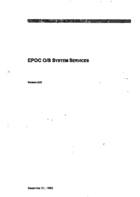 Psion EPOC OS System Services Manual