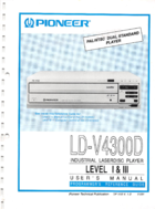 Pioneer LD-V4300D - Users Manual Programmers Reference Guide