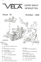 Vela User's Group Newsletter  - Issue 18 October 1989