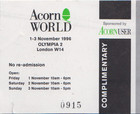 Acorn World Entrance Ticket