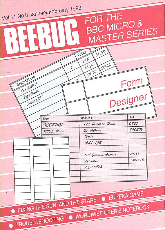 Article: Beebug Newsletter - Volume 11, Number 8 - January/February 1993