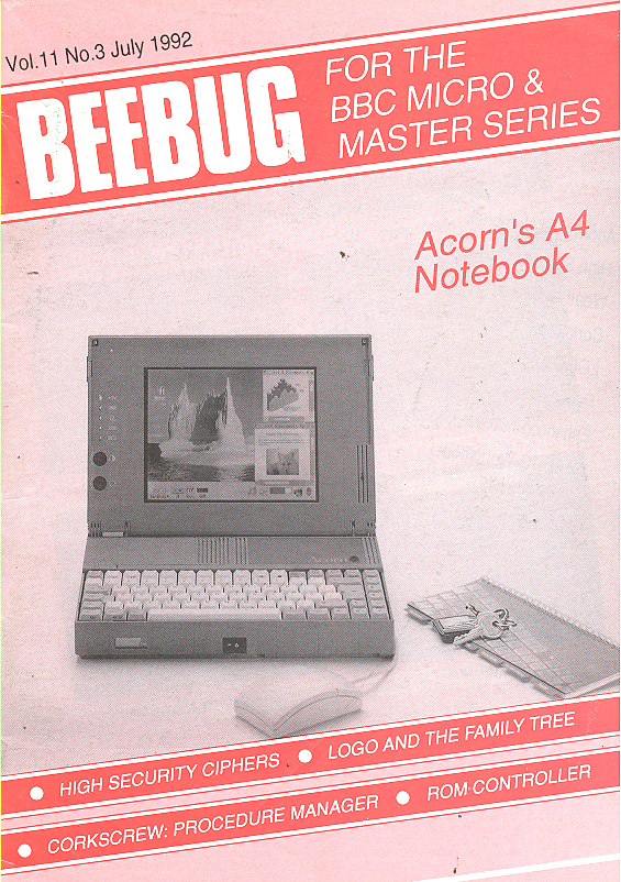 Article: Beebug Newsletter - Volume 11, Number 3 - July 1992