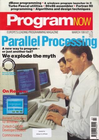 Scan of Document: Program Now - March 1991