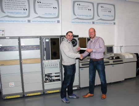 Martin Williams with Museum Director, Jason Fitzpatrick