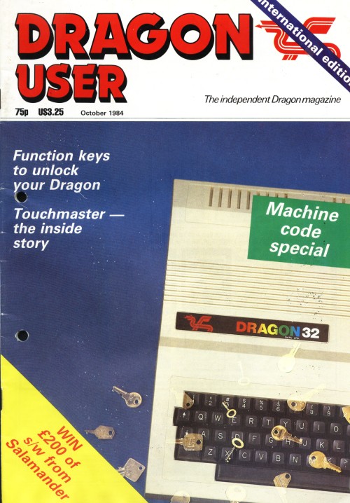 Scan of Document: Dragon User - October 1984