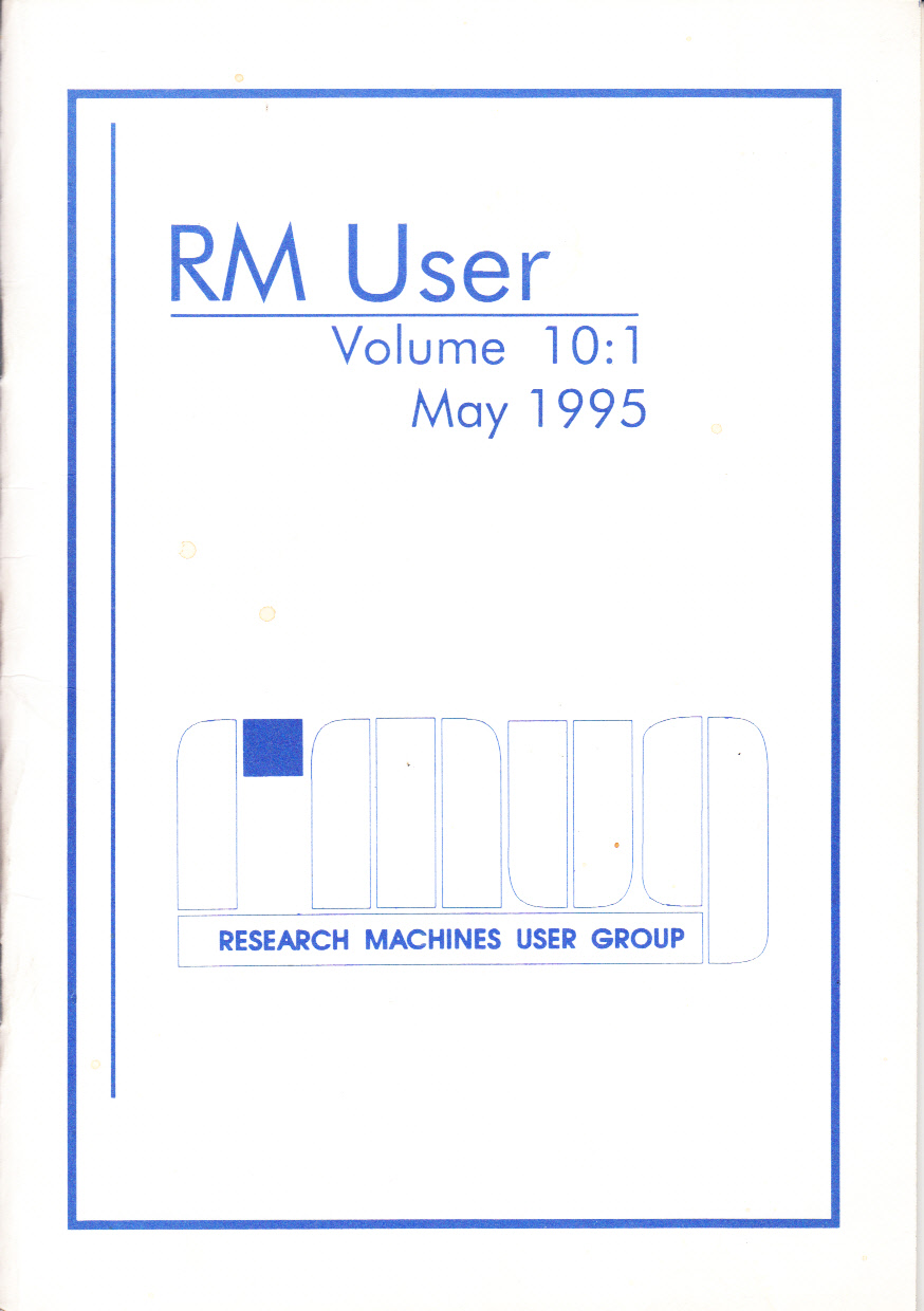 Article: RM User Volume 10:1 - May 1995