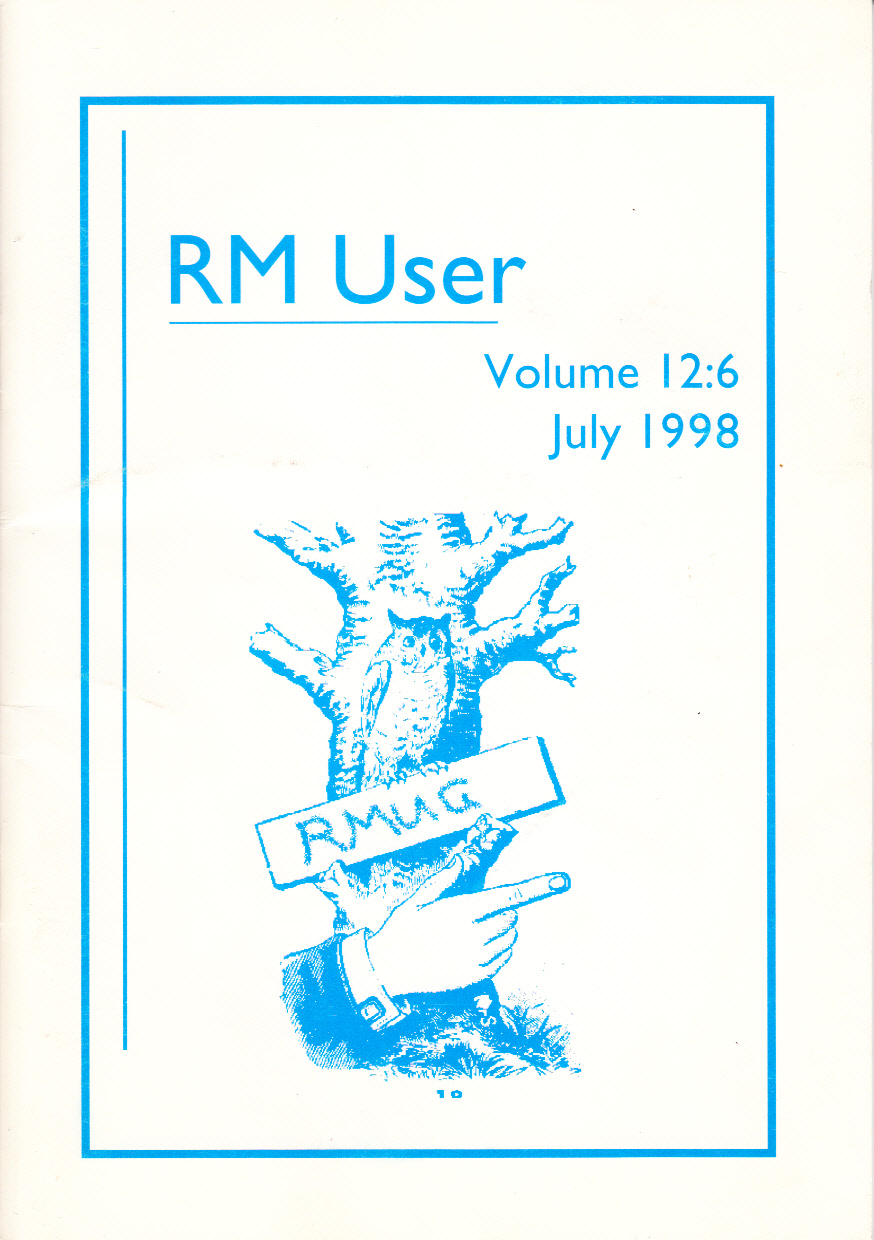 Article: RM User Volume 12:6 - July 1998