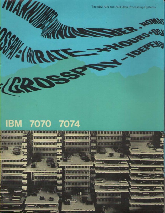 Scan of Document: IBM 7070 7074 Data Processing Systems