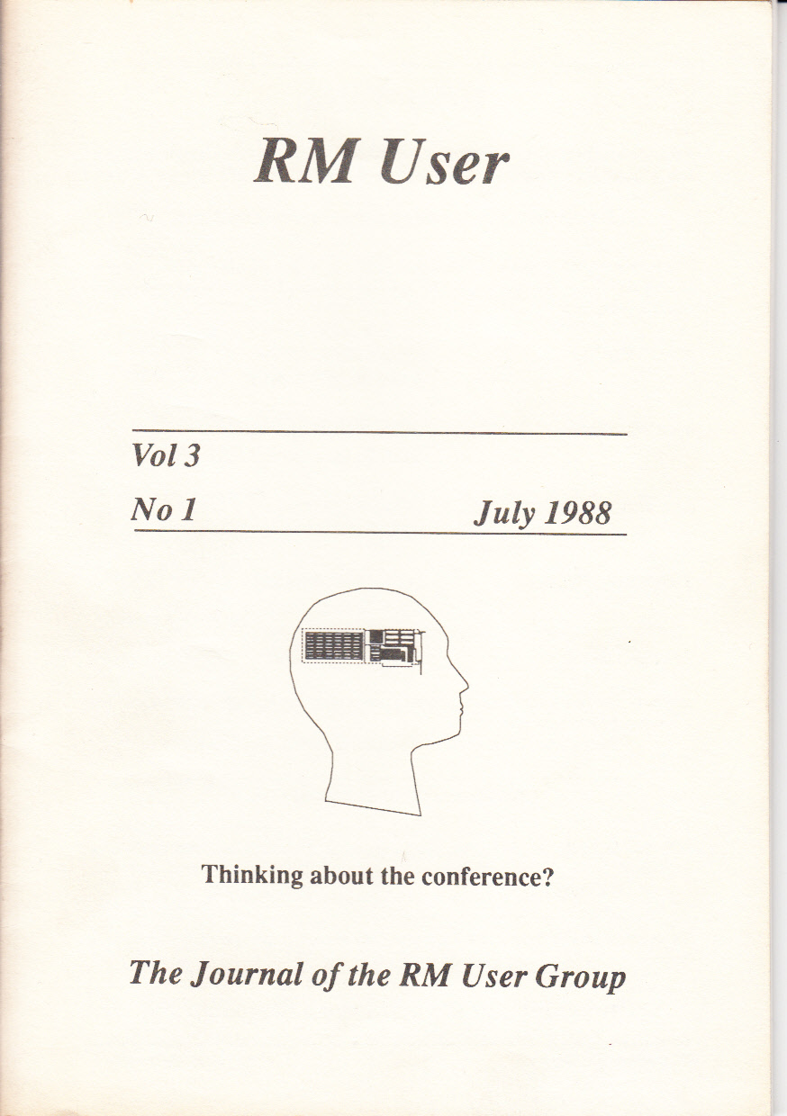 Article: RM User Volume 3:1 - July 1988