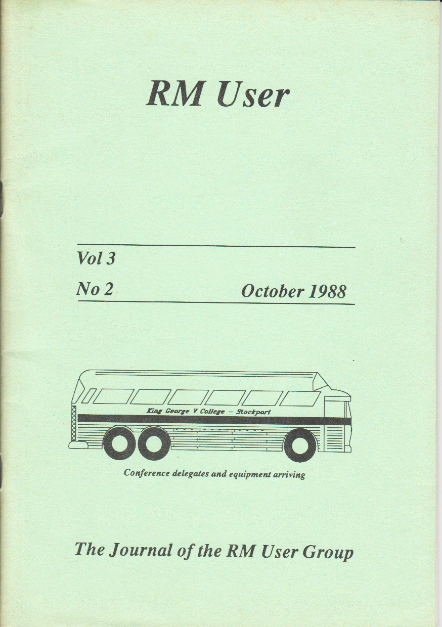 Article: RM User Volume 3:2 - October 1988
