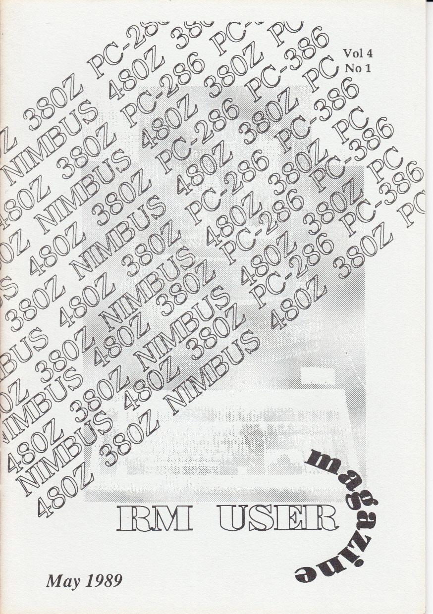 Article: RM User Volume 4:1 - May 1989