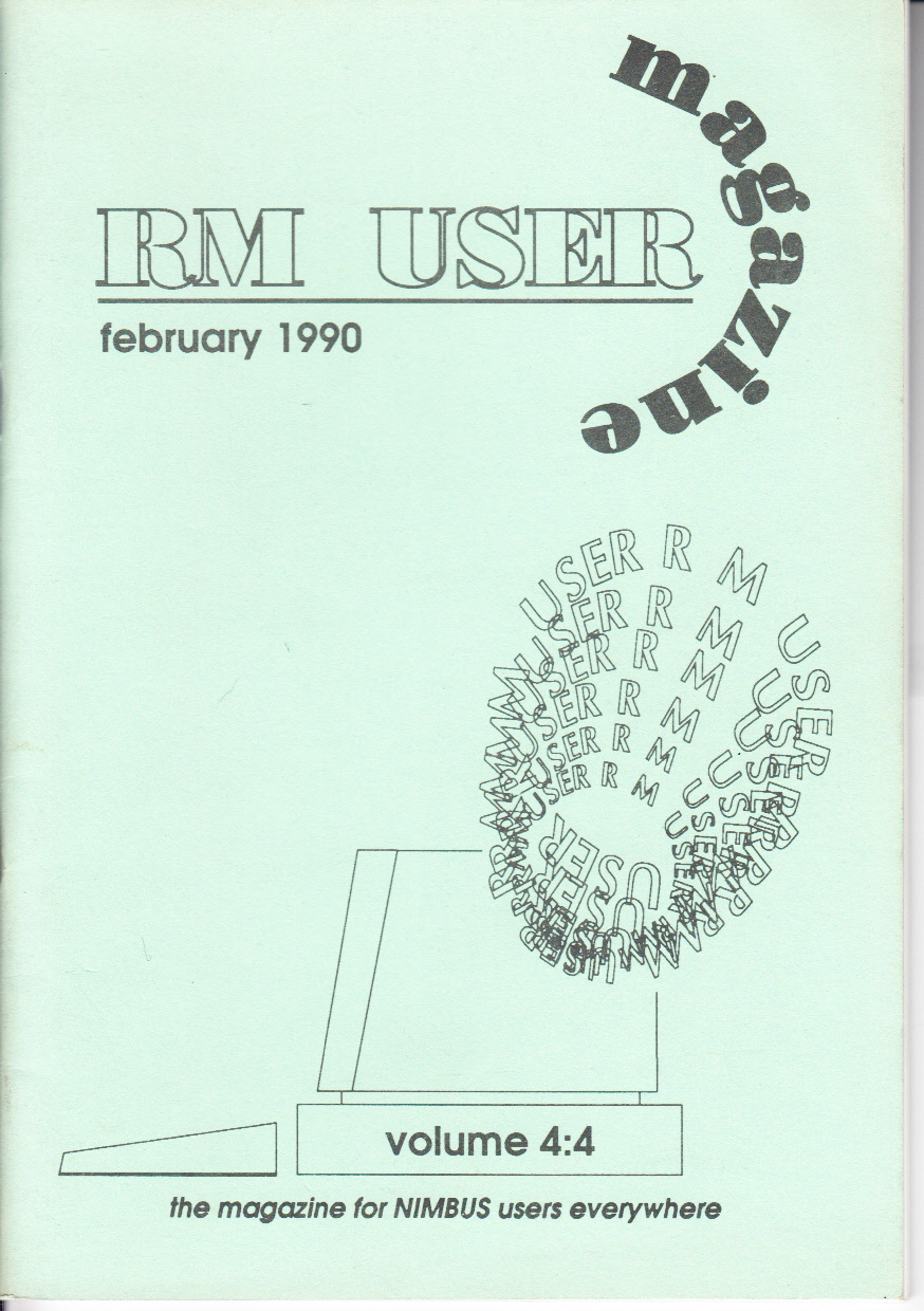 Article: RM User Volume 4:4 - February 1990