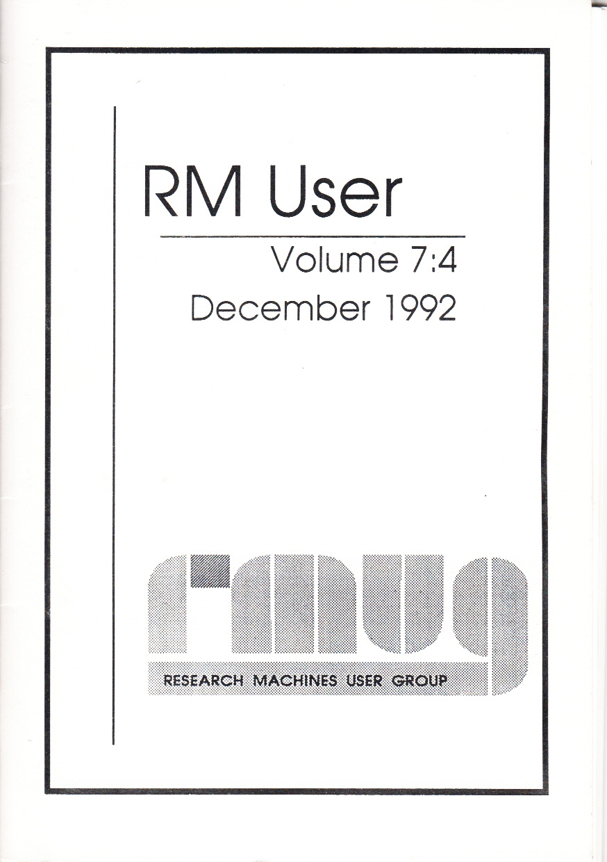 Article: RM User Volume 7:4 - May 1994