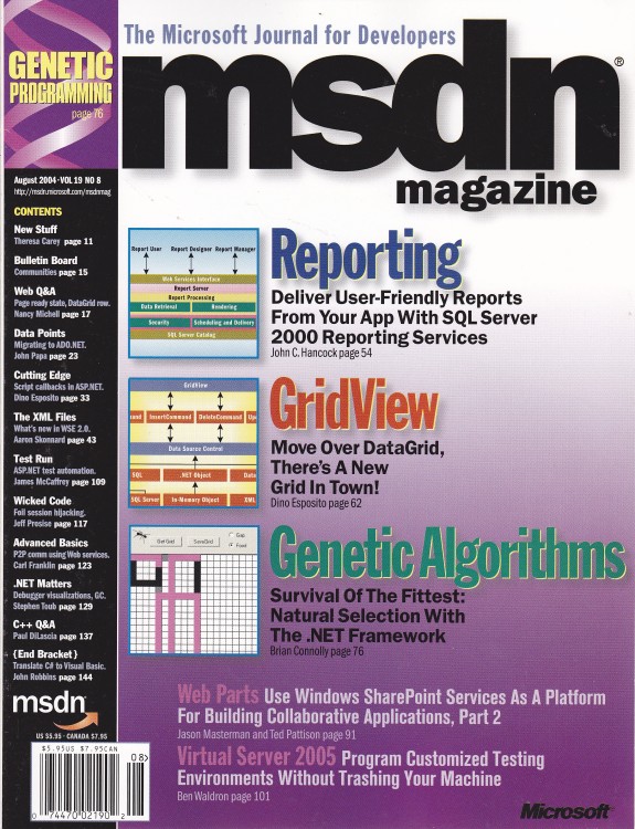 Scan of Document: msdn Magazine - August 2004